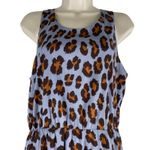 W118 By Walter Baker Walter Baker Alexandra Cheetah Printed Maxi Dress Blue Size S Photo 2