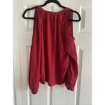 Heartloom  Women's Small Red Long Sleeve‎ Pleated Sleeve Career Photo 4