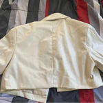 Urban Outfitters  Cropped Leather Blazer Photo 2