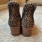 Gianni Bini  Leopard Print Ankle Booties with Silver Studs Photo 4