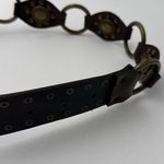 Unbranded Brown Leather Circle Rustic Bras Belt Festival Boho Medium Photo 2