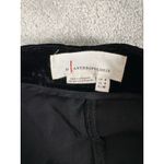 Anthropologie  Black Velvet Wide Leg Dress Pants 0 Photo 1