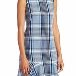 Akris Punto Plaid Tweed Flounce Hem shift dress Photo 11