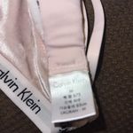 Calvin Klein  Baby Pink Velvet Bralette Photo 2