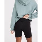 Madewell NWOT  MWL High Rise Biker Shorts Large Photo 1