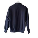 Hollister Holister Black oversized zip up pullover unisex sweatshirt SZ M Photo 6