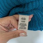 Soft Surroundings  Teal Women's Highland Chunky Sweater Sz PM Photo 3