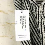 Sundays Berry Short Womens S White Black Striped Boucle High Waist Pleated NWT Photo 12