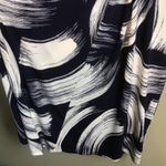 Eliza J Women’s Jersey Knit Blue White V-Neck Twist Front Tie Back Maxi Dress Photo 3