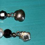 Cultured Freshwater Pearl and Garnet Colored Bead Sterling Silver Clasp Necklace Red Photo 5