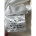 Karina Grimaldi Rochi Solid Romper in White Medium New Womens Shorts outfit Photo 7