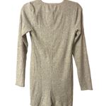 American Eagle Lounge Long Sleeve Henley Romper Photo 3