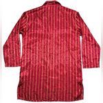 Victoria's Secret  Button‎ Down Sleep Shirt Red & Gold Womens size XS Photo 6