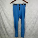 ECHT ‎ Luxe Form Scrunch Blue High Waisted Buttery Soft Leggings Size M NWT Photo 4