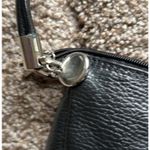 Vera Pelle Vintage  Leather Black fold over clasp Shoulder Bag Photo 2