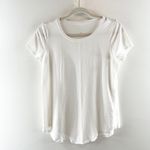 Lululemon  Athletica Short Sleeve Crew Neck Training T-Shirt White Small Photo 1