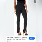 NWT The Drop Uma Pant Staples Black High Rise Flare Stretch Business Casual M Size M Photo 1