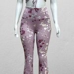 Flower Set Crop Top Flared Pants, 2 Piece Set Multi Size L Photo 0