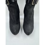 Herve Leger Herver Leger Runway High Heel Boots Suede/Leather Black 35.5 EU 5 US Photo 2