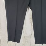 Adrienne Vittadini  Side-Zip Cropped Slim Fit Flat Front Dress Pants Size 14 Photo 2