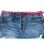 Kut From The Kloth  Jane High Rise Short Button Fly Distressed Medium Wash Size 8 Photo 3