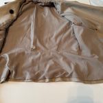 Ann Taylor  Trench Coat Double-Breasted Tan Beige Brown Cropped Jacket Size 10 Photo 7