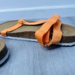 Women’s Shoes Orange Strappy Sandals Size 7.5 Photo 7