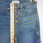 Madewell NEW 10" High-Rise Skinny Jeans in Dewitt Wash: Button-Front TENCEL, 26 Photo 5