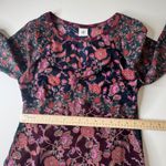 CAbi Festive Maxi Dress Small Retro Floral Boho Multicolor Fall Festival Chic Photo 9