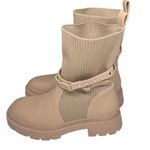 Dream Paris DREAM PAIRS Ankle Boots Lug Sole Chunky Heel Platform Chelsea Mid Calf Boots Photo 1