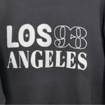 Orange Kiss  Crewneck Sweatshirt Women M Terry Embroidered Los Angeles 98 Grey Photo 4