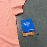 Coral Bay Columbia PFG Women's L Coral Peach Short Sleeve Performance Fishing Polo Shirt Photo 1