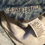 American Eagle High Rise Festival Distress Booty Cutout Denim Shorts Size 2 Photo 3