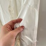 Victoria's Secret Victoria Secret 90s Satin Bridal White Lace Sequin Mini Kimono Robe One Size Photo 4