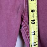 We The Free  Women's Pants Sz 30 Red‎ Maroon Bootcut Jeans Front V Side Zip Y2K Photo 6
