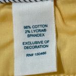 Market & Spruce Stitch Fix Women’s Size 16 Preppy Yellow Chino Shorts Mid Rise Photo 4