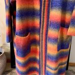 Sugar Lips  Oversized Rainbow Cardigan Photo 4