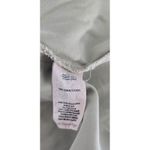 Soft Surroundings  Dress Womens Medium Green Button Front Roll Tab‎ Sleeve Photo 4