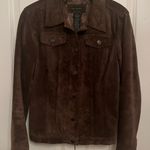 Joseph For  Vintage Brown Suade Jacket Photo 1