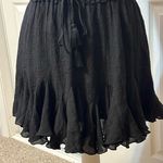 Aakaa Black Flowy Gauzy Skirt from  Size Small Photo 0