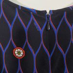 Kenzo x H&M Women's Abstract Print 100% Silk Ruffle Cap Sleeve Blouse Size 2 Photo 9