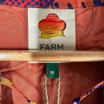 Farm Rio Wild Jungle Brown Midi Dress Size Medium Photo 3