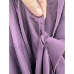 Vera Wang White  Maxi Gown Dress Women 20 Purple Ruffle Formal‎ Wedding Guest Photo 9