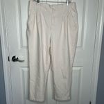 A New Day  Sz 14 Cream Paperbag Waist Jeans High Rise Photo 9