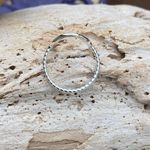 Large Crescent Moon Sterling silver Ring 8,9,10 Silver Photo 4