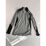 Smartwool Gray/Black Half Zip 1/2 Zip 100% Wool Womens Size Photo 7