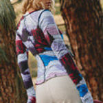Free People Movement Women's Printed Right On Run Long Sleeve Layer Twighlight Combo Size Small NWT MSRP $68 Photo 4