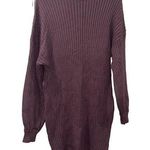 Purple Sweater Dress Women’s Large Photo 0