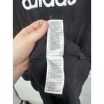 Adidas Logo Front Shirt Dress Women Medium Black Mini Athleisure Athletic Casual Photo 4