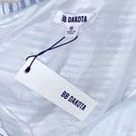 BB Dakota  blue striped one shoulder romper size 8 new with tags Photo 6